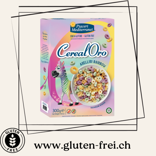 Cereal Oro Anellini Rainbow Piaceri Mediterranei senza glutine
